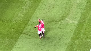 Casemiro goal and celebration vs Reading