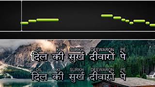 Naam Hai Tera Tera Karaoke with lyrics track