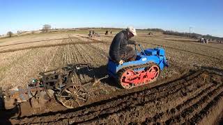 1953 Ransomes MG6 Crawler 0.6 Litre 1-Cyl Petrol Tractor (8 HP) with Ransomes Plough