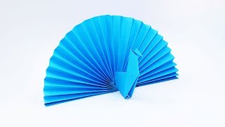 How to Make a Paper Peacock - Origami Peacock Easy