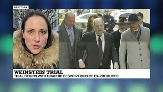 Weinstein rape trial: First day in court for the ex-producer, accused of five sex crimes