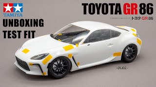 1/24 Toyota GR 86. Unboxing. Tamiya 24361 #1