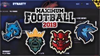 *Exclusive* Maximum Football 19 Team Reveals + Gameplay INFO | 2019 College Football Video Game