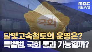 달빛고속철도의 운명은? 특별법, 국회 통과 가능할까? (2023.12.20/뉴스데스크/대구MBC)