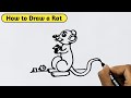 How to Draw a Mouse || Rat Drawing Tutorial || Art Video