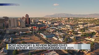 BCSO advisory and review board gives 2025 recommendations