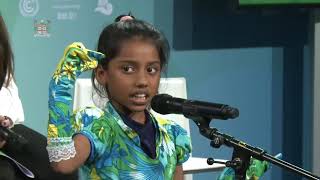 Shalvi Shakshi speech at the Youth and Future generations Day in Bonn, Germany