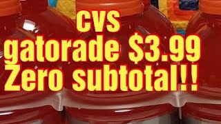 |cvs week of 8/4 |🔥great deal on gatorade!2 @ $3.99 #cvshaul #cvsrundeal