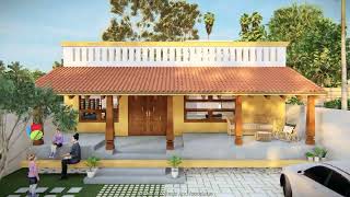 2,000 sq ft  | 2BHK | Traditional Courtyard House | Kumbhakonam |ArtDes Architects And Associates