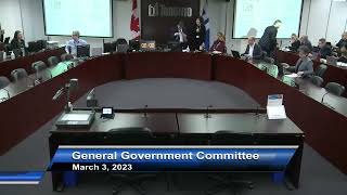 General Government Committee - March 3, 2023