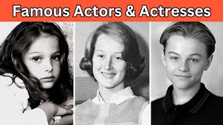 Identify These Famous Actors And Actresses From Their Youth