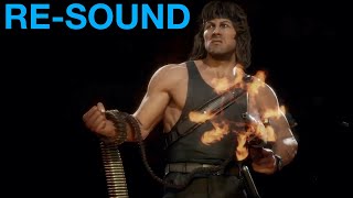 Mortal Kombat 11 Ultimate - Rambo Guns Blazing Victory Pose [RE-SOUND]