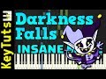 Darkness Falls from Deltarune - Insane Mode [Piano Tutorial] (Synthesia)