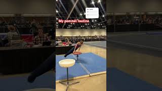 2025 Great Western Invitational pommel, Subscribe! #gymnast #professional #acrobatics #sigma #shorts