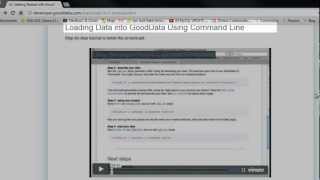 Loading Data into GoodData Using Command Line - part 1