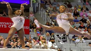 Simone Biles Slow Motion BB Balance Beam Xfinity 2024 Championships Senior Women Session 2 Day 2