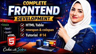 HTML Tables Complete Tutorial | Rowspan & Colspan | Border, Cellpadding, Cellspacing | #html