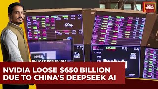 Chinese AI DeepSeek Rattles US Tech Giants, Nvidia Loses $600 Billion In Market Value | India Today