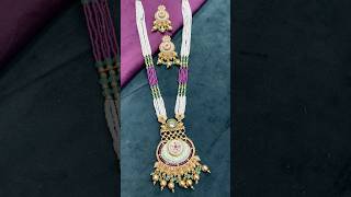 Premium Quality Polki Necklace Meenakari Wholesale Price