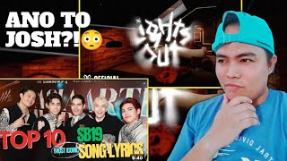 JOSH CULLEN LIGHTS OUT & SEE ME | SB19 MOST ICONIC SONG LYRICS REACTION