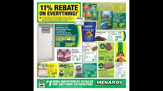 Menards Weekly Ad March 6 – March 16, 2025