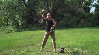 Alternating Double Kettlebell Snatch