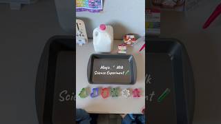 Milk Experiment Christmas Activities Preschool Science #scienceexperiments #playandlearn