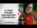 TUGA MENESES: El mimo que hace reir en Paris 2024 - CHV Noticias