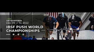 IBSF world PushChampionships Friday 9/12 what a nice event !!!! more tomorrow !