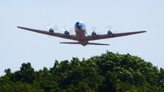 Flying Bulls DC-6 \u0026 B-25 - Midlands Air Festival 2024