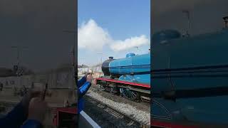 The Midlander steam train March 2022 journey from Connolly Station to Maynooth Station