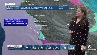 Waves, fog, and rain make for an active pattern ahead of Christmas day