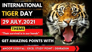 International Tiger day,2021(विश्व बाघ दिवस).