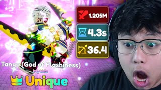 UNIQUE TENGEN (GOD OF FLASHINESS) SSS MAX STATS SHOWCASE - Anime Adventures