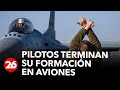 Pilotos ucranianos terminan su formación en aviones de combate F-16