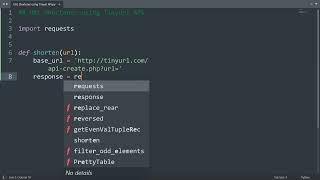 Url shortener using tinyurl api in Python | Python Examples | Python Coding Tutorial | Interview