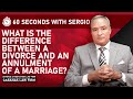 What is the Difference Between a Divorce and an Annulment of a Marriage?