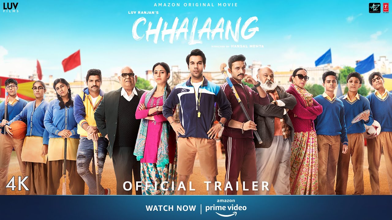 Chhalaang Official Trailer | Rajkummar R, Nushrratt B | Streaming Now ...