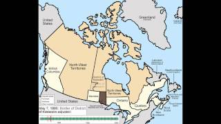 Animated History of Canada - Territorial Evolution