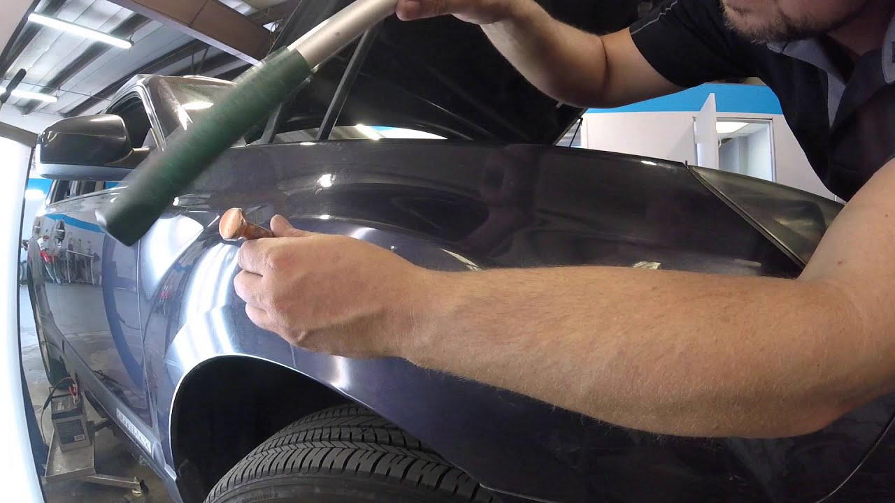 Paintless Dent Repair Removal Process Before, During, And After - YouTube