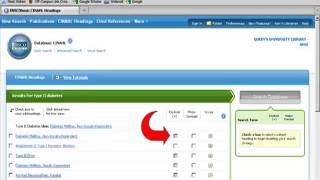 How to Search CINAHL
