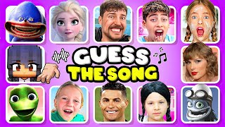 Guess The Meme ~ Youtuber By Song #1 | Lay Lay, King Ferran, Salish Matter, MrBeast , Elsa, Trolls 3