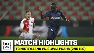 HIGHLIGHTS | Midtjylland vs. Slavia Praha (UCL Playoffs: Second Leg)