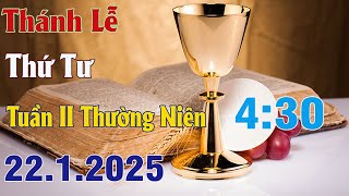 Thánh lễ trực tuyến  Hôm nay | Thứ Tư Tuần II Thường Niên  22/1/2025 Thánh lễ Trực Tiếp