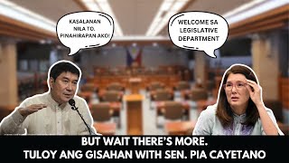 BUT WAIT THERE’S MORE. TULOY ANG GISAHAN WITH SEN. PIA CAYETANO