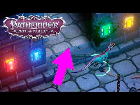 Решение Загадки в Охранном Лабиринте Pathfinder Wrath of the Righteous. Гайд по Головоломке, Секрету