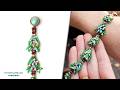 Christmas Tree Farm Bracelet - DIY Jewelry Making Tutorial by PotomacBeads