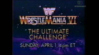 WWF WRESTLEMANIA VI AT SKYDOME (APRIL, 1990) 💪💪💪