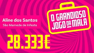 Foi mesmo verdade, a Aline ganhou 28.333€