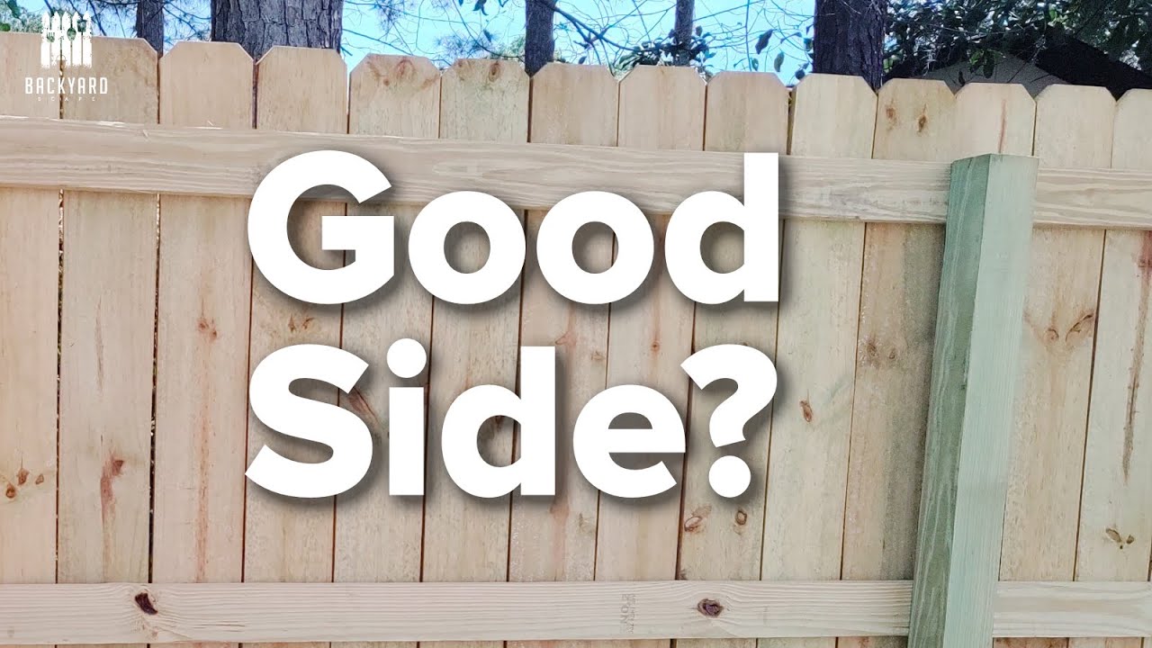 Do I Have To Give My Neighbor The Good Side Of The Fence? - YouTube